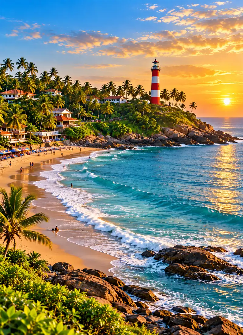 Kovalam Kerala beach destination